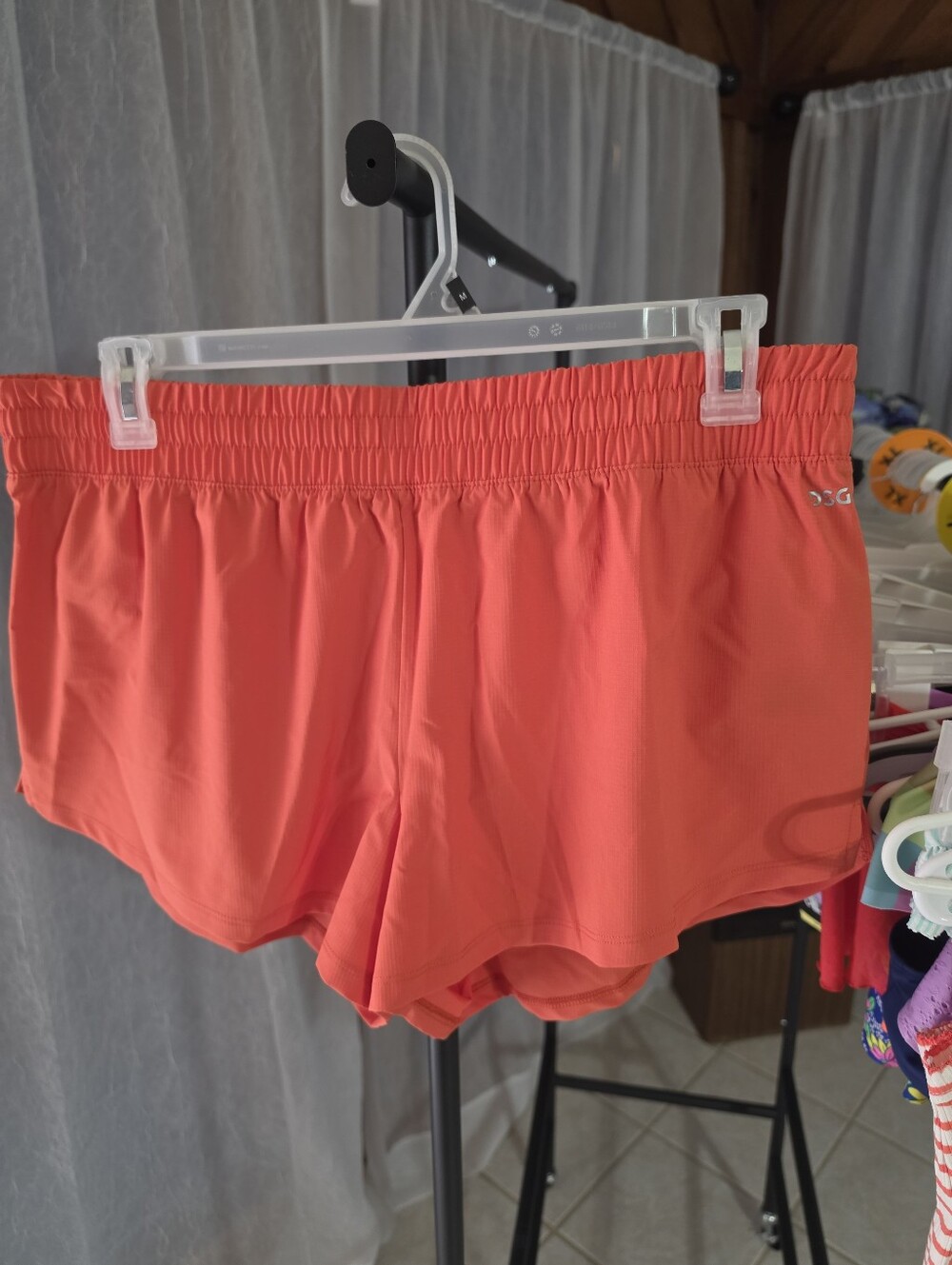 NWT Womens DSG Running Shorts. Size XL. Orange